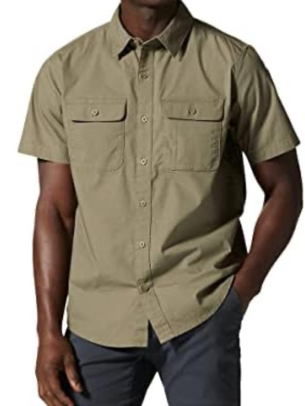 Mountain Hardwear men’s XL Green Button Down